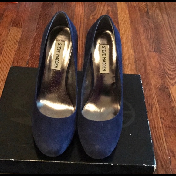 Steve Madden Trinitie Midnight blue size 6.5 - Picture 3 of 6